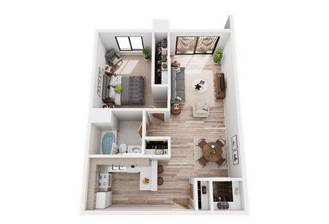 Lakeside Village Apartments 1 bed 1 bath Apartment